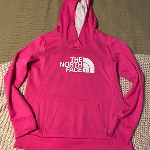 Womens pink The North Face sweater